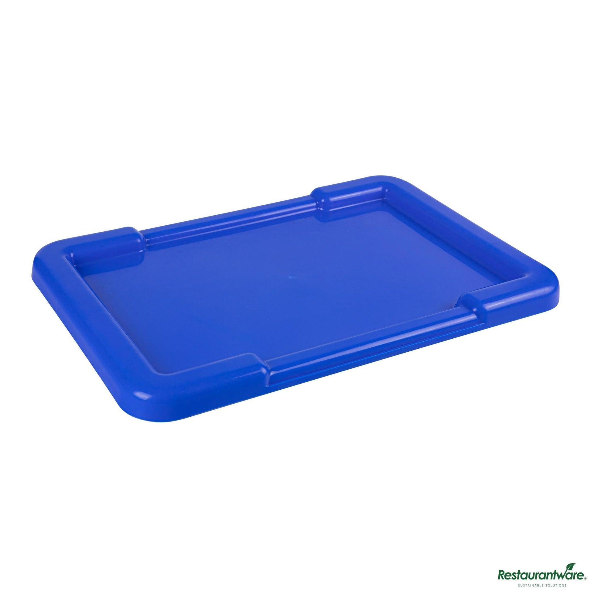 Wholesale Restaurantware Blue Recessed Lid - Fits Meat Lug / Tote Box - 25" X 16" X 0.8"- Bulk