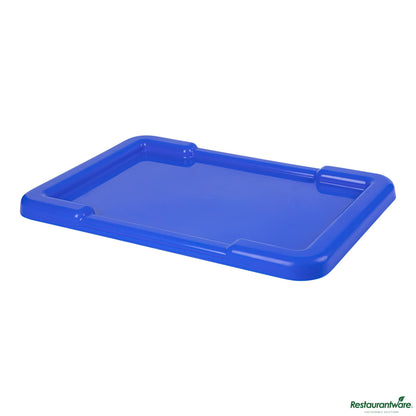 Wholesale Restaurantware Blue Recessed Lid - Fits Meat Lug / Tote Box - 25" X 16" X 0.8"- Bulk