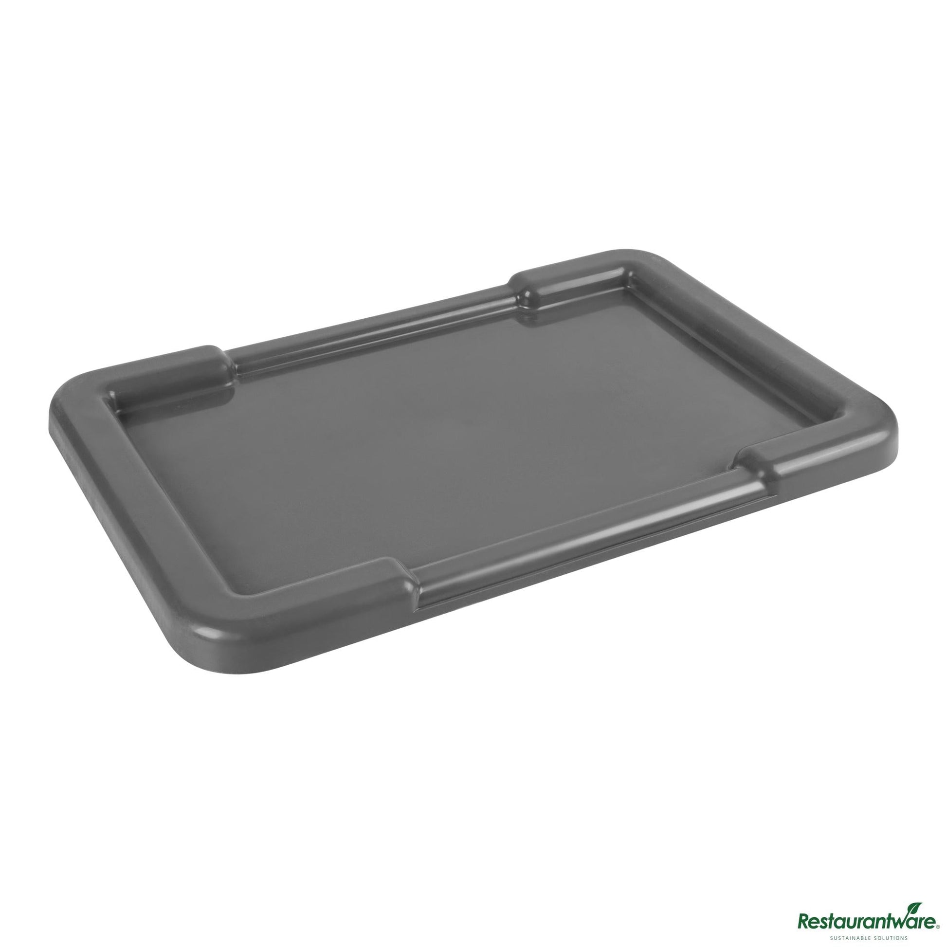 Wholesale Restaurantware Dark Gray Recessed Lid - Fits Meat Lug / Tote Box - 25" X 16" X 0.8"- Bulk