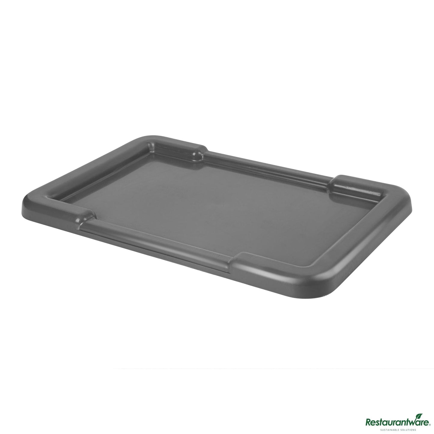 Wholesale Restaurantware Dark Gray Recessed Lid - Fits Meat Lug / Tote Box - 25" X 16" X 0.8"- Bulk