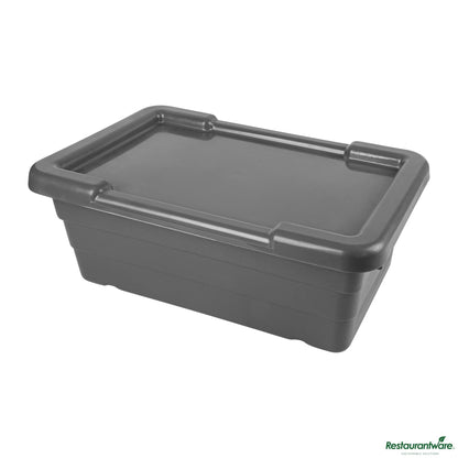 Wholesale Restaurantware Dark Gray Recessed Lid - Fits Meat Lug / Tote Box - 25" X 16" X 0.8"- Bulk