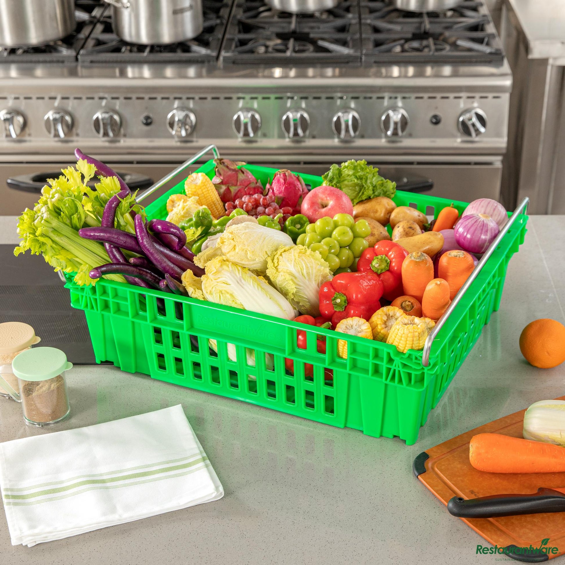 Wholesale Restaurantware Green Chill Tray - 23.8" X 19.7" X 7"- Bulk