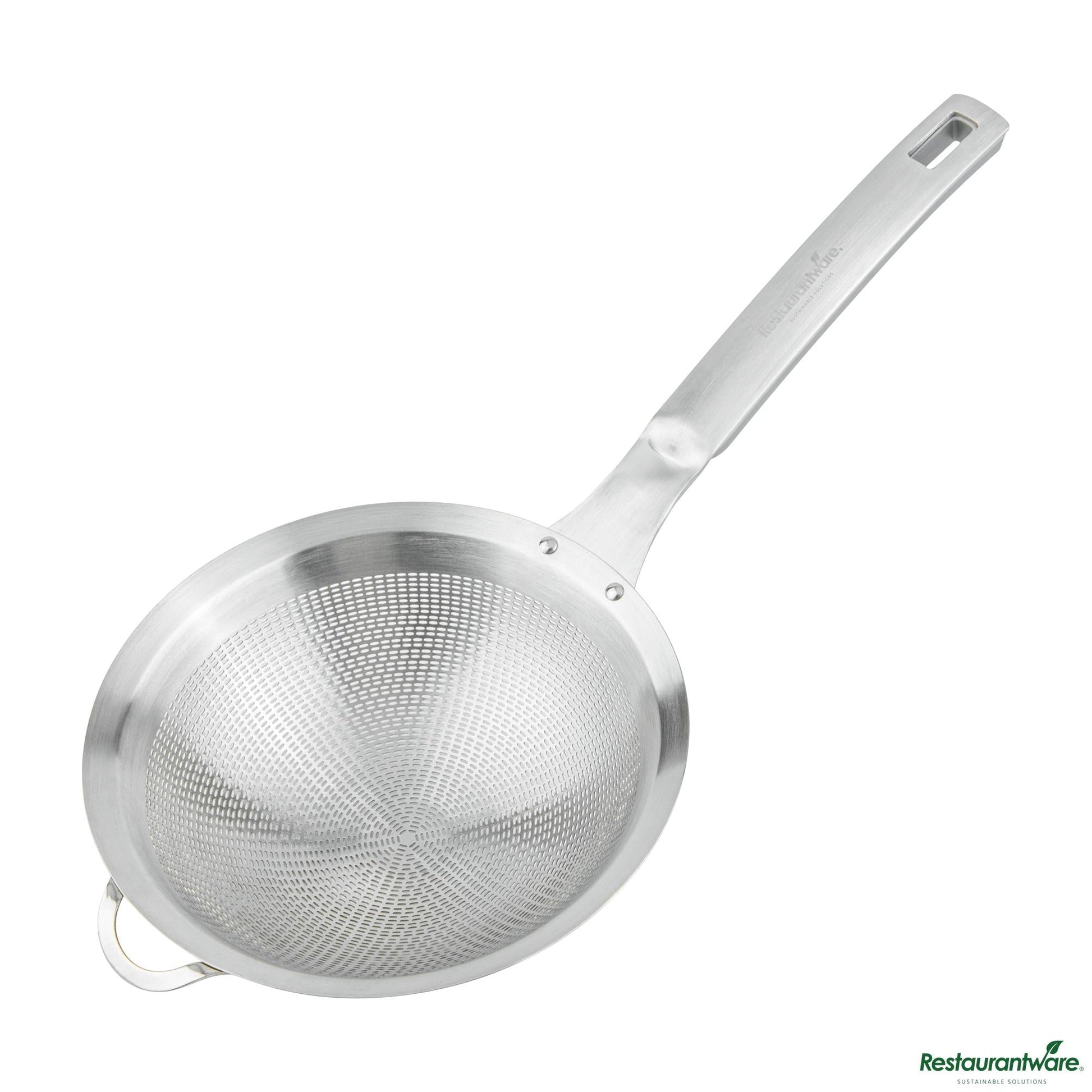 Wholesale Restaurantware Stainless Steel Extra Fine Mesh Strainer - 13.2"×6.3"×1.8"- Bulk