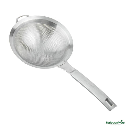 Wholesale Restaurantware Stainless Steel Extra Fine Mesh Strainer - 13.2"×6.3"×1.8"- Bulk