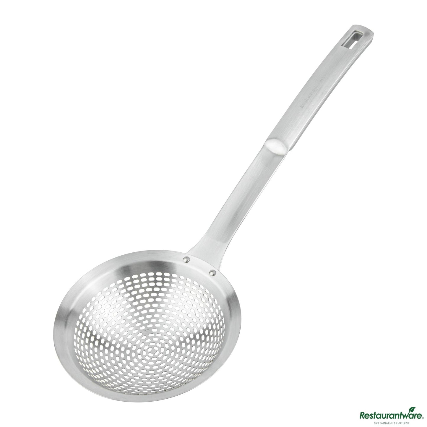 Wholesale Restaurantware Stainless Steel Skimmer - 14.8"×5.5"×1.5"- Bulk