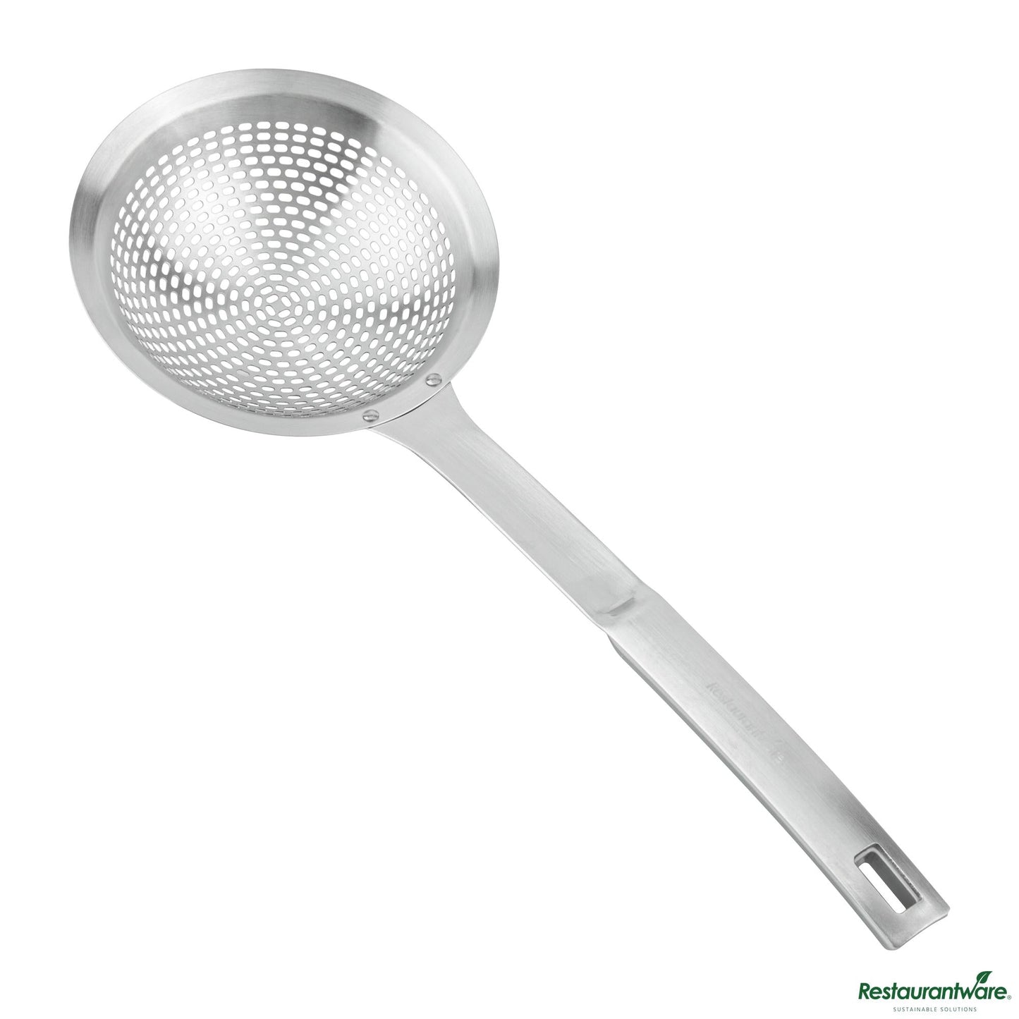 Wholesale Restaurantware Stainless Steel Skimmer - 14.8"×5.5"×1.5"- Bulk