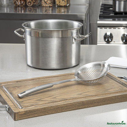 Wholesale Restaurantware Stainless Steel Skimmer - 14.8"×5.5"×1.5"- Bulk