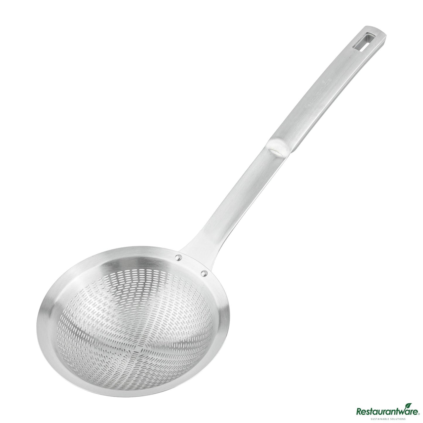 Wholesale Restaurantware Stainless Steel Fine Mesh Skimmer - 14.8"×5.5"×1.5"- Bulk