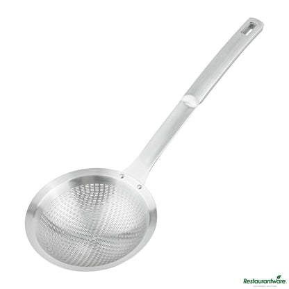 Wholesale Restaurantware Stainless Steel Fine Mesh Skimmer - 14.8"×5.5"×1.5"- Bulk