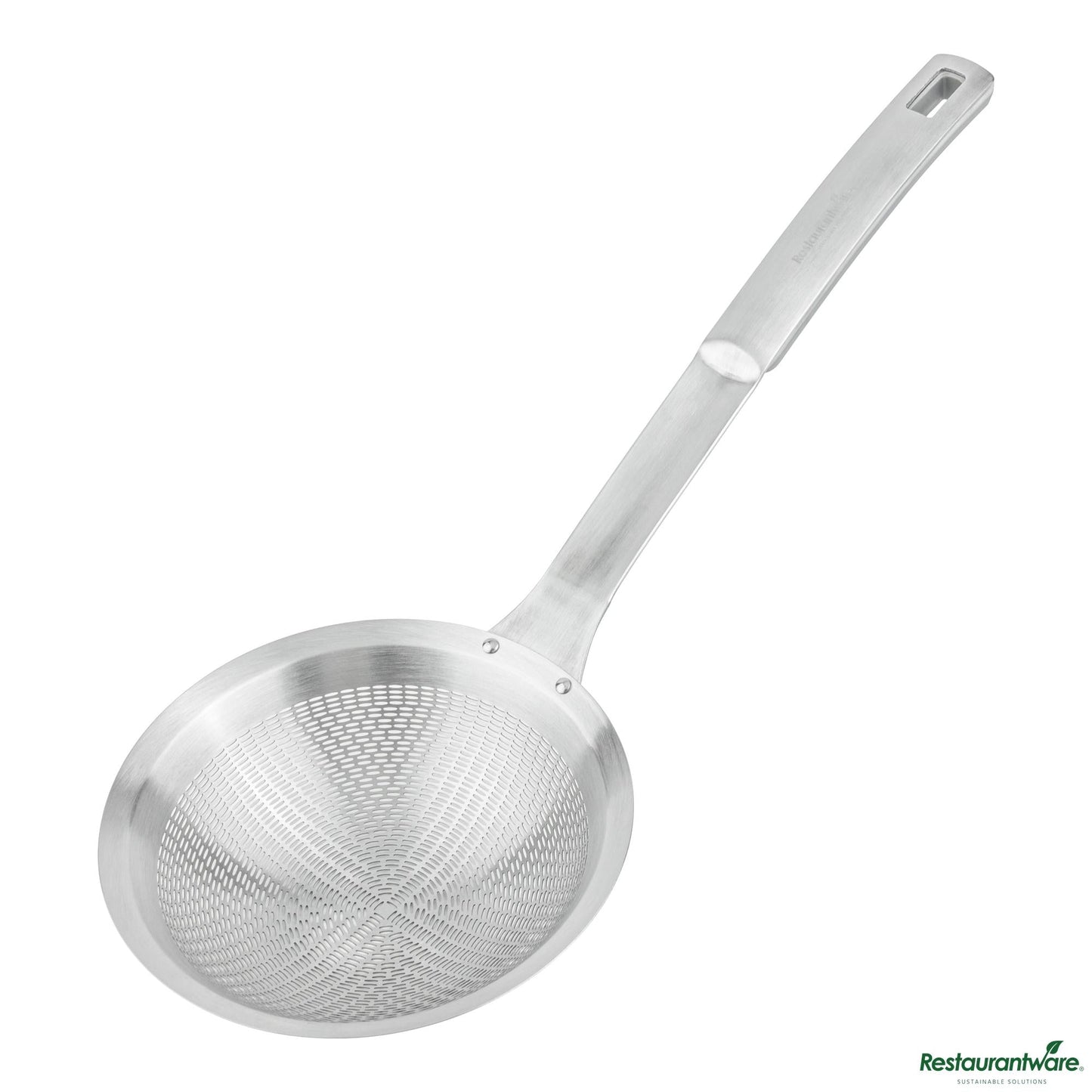 Wholesale Restaurantware Stainless Steel Fine Mesh Skimmer - 15.9"×6.3"×1.9"- Bulk