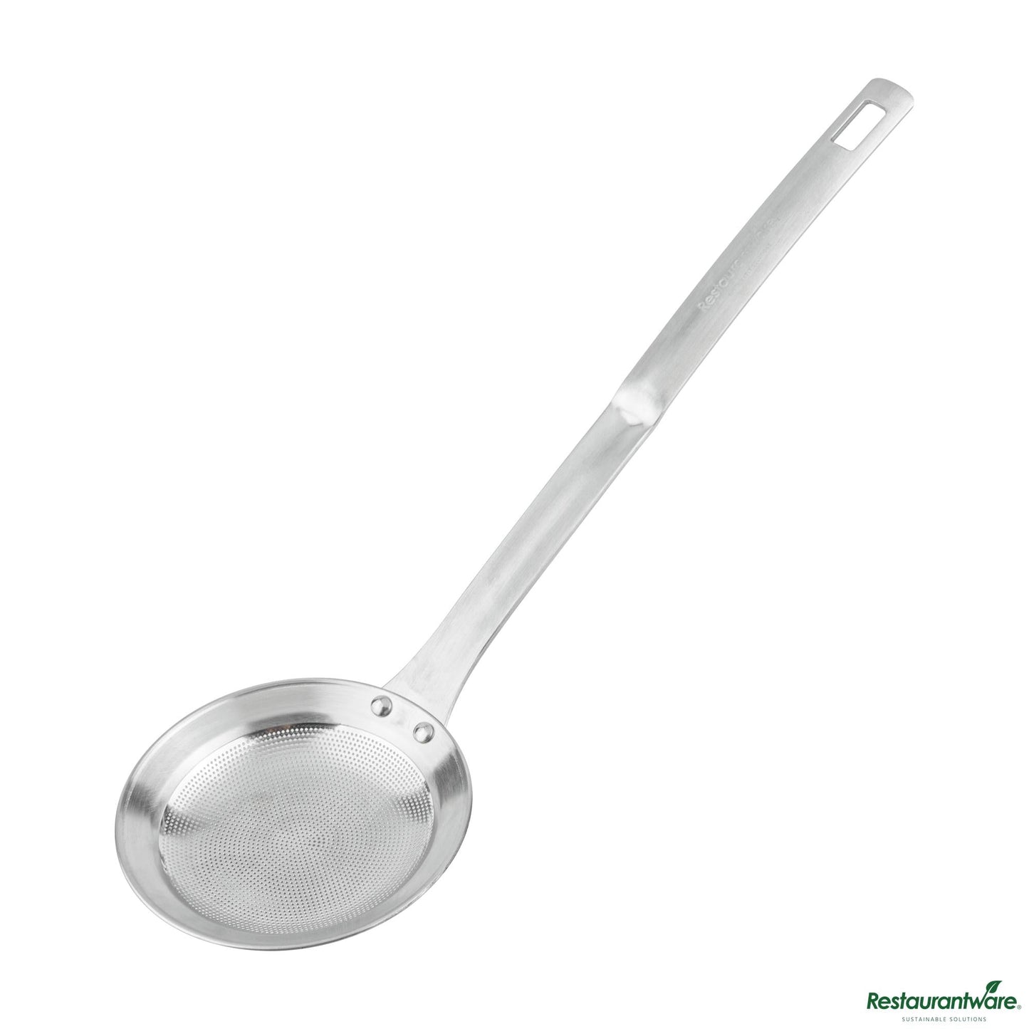 Wholesale Restaurantware Stainless Steel Fine Mesh Strainer - 10.4"×3.2"×0.7"- Bulk
