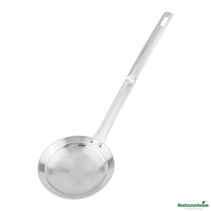 Wholesale Restaurantware Stainless Steel Fine Mesh Strainer - 10.8"×3.5"×0.7"- Bulk