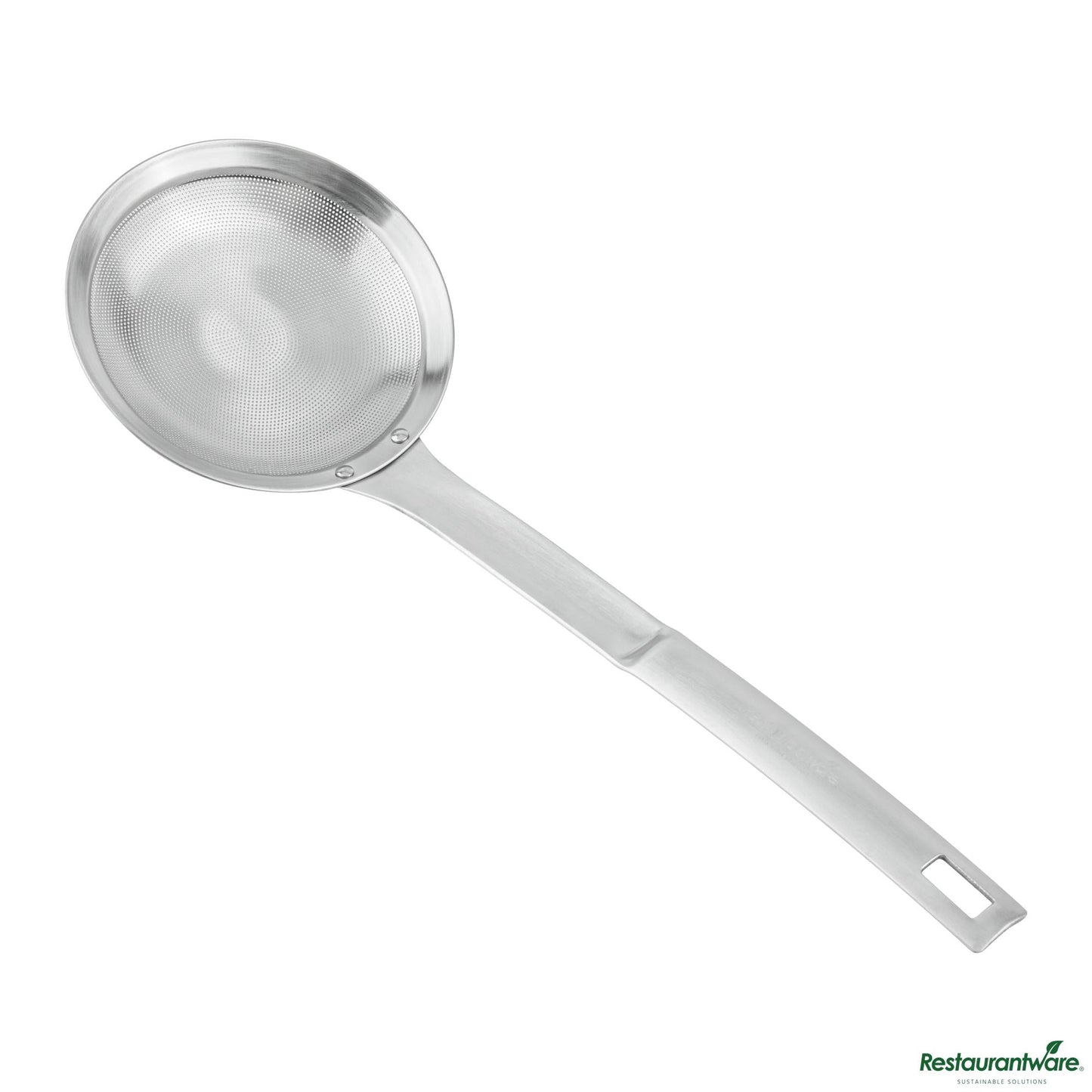 Wholesale Restaurantware Stainless Steel Fine Mesh Strainer - 13.4"×4.3"×0.7"- Bulk