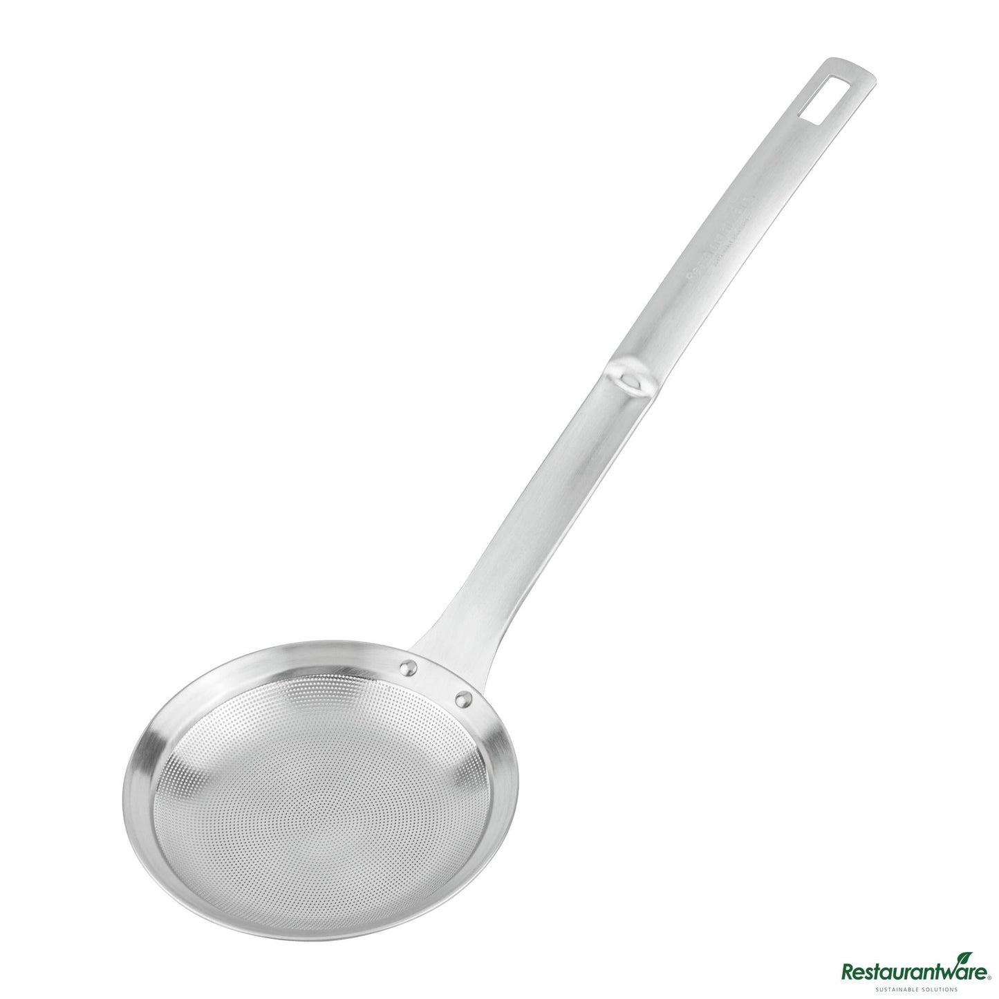 Wholesale Restaurantware Stainless Steel Fine Mesh Strainer - 13.4"×4.3"×0.7"- Bulk