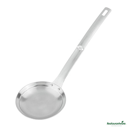 Wholesale Restaurantware Stainless Steel Fine Mesh Strainer - 13.4"×4.3"×0.7"- Bulk