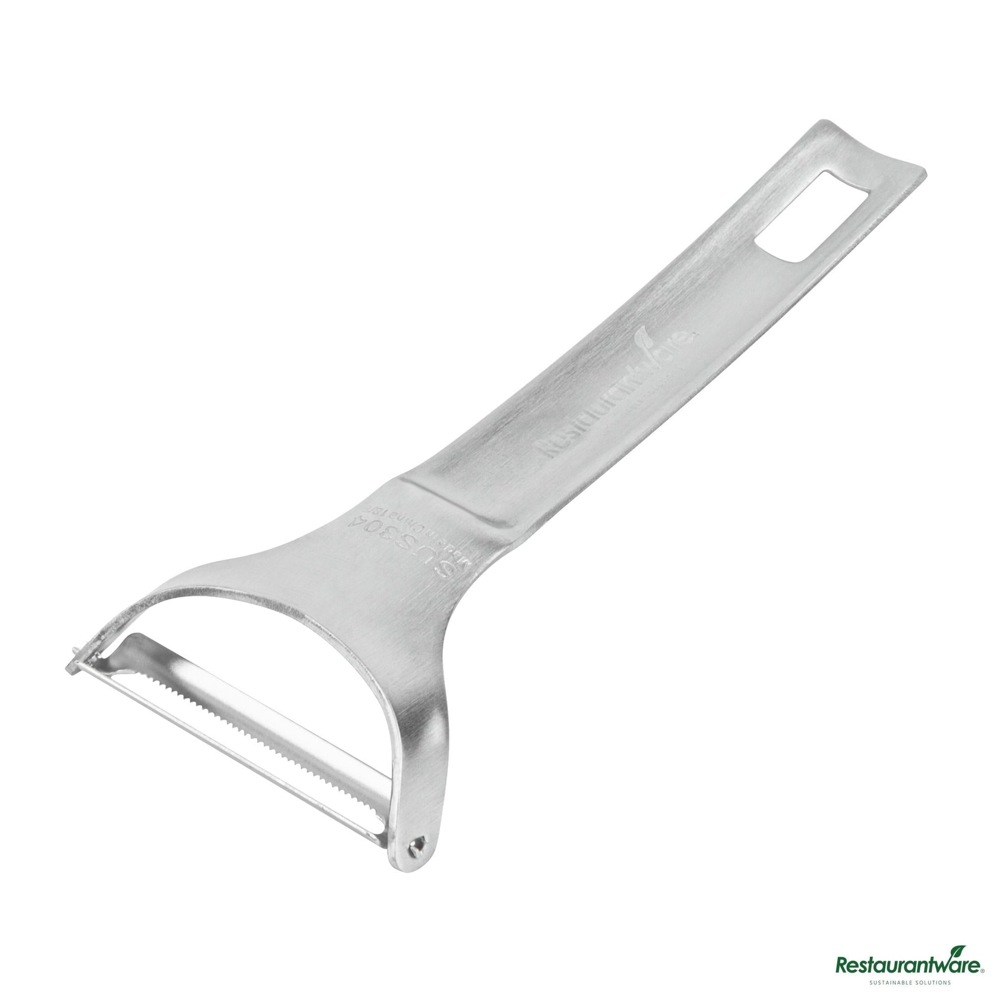 Wholesale Restaurantware Stainless Steel "Y" Vegetable Peeler - with Swivel Blade - 5.7"×2.2"×0.4"- Bulk