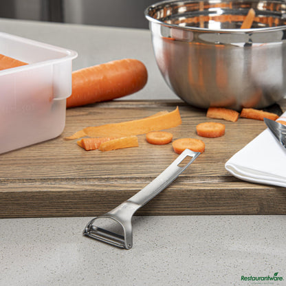 Wholesale Restaurantware Stainless Steel "Y" Vegetable Peeler - with Swivel Blade - 5.7"×2.2"×0.4"- Bulk