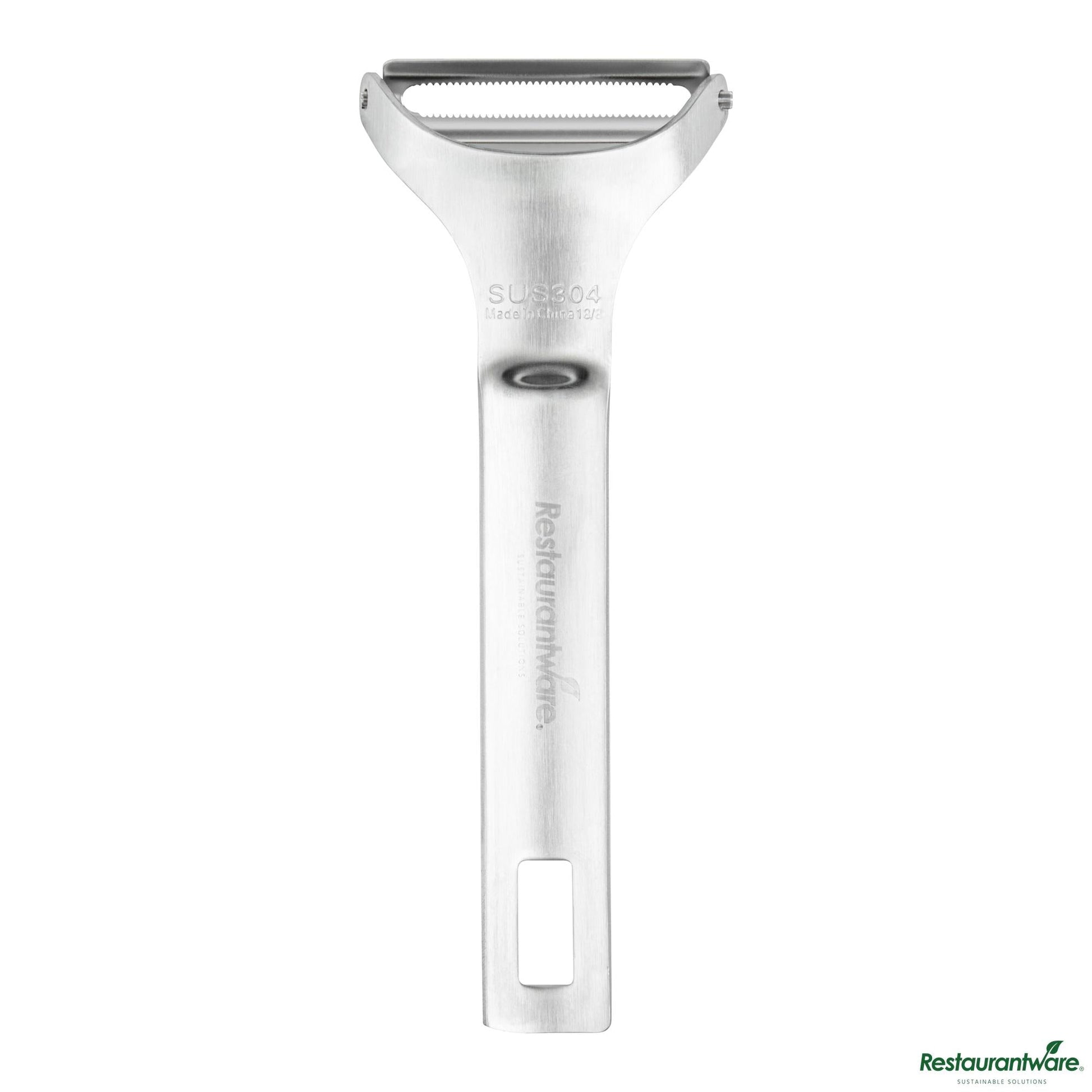 Wholesale Restaurantware Stainless Steel "Y" Vegetable Peeler - with Swivel Blade - 5.7"×2.2"×0.4"- Bulk