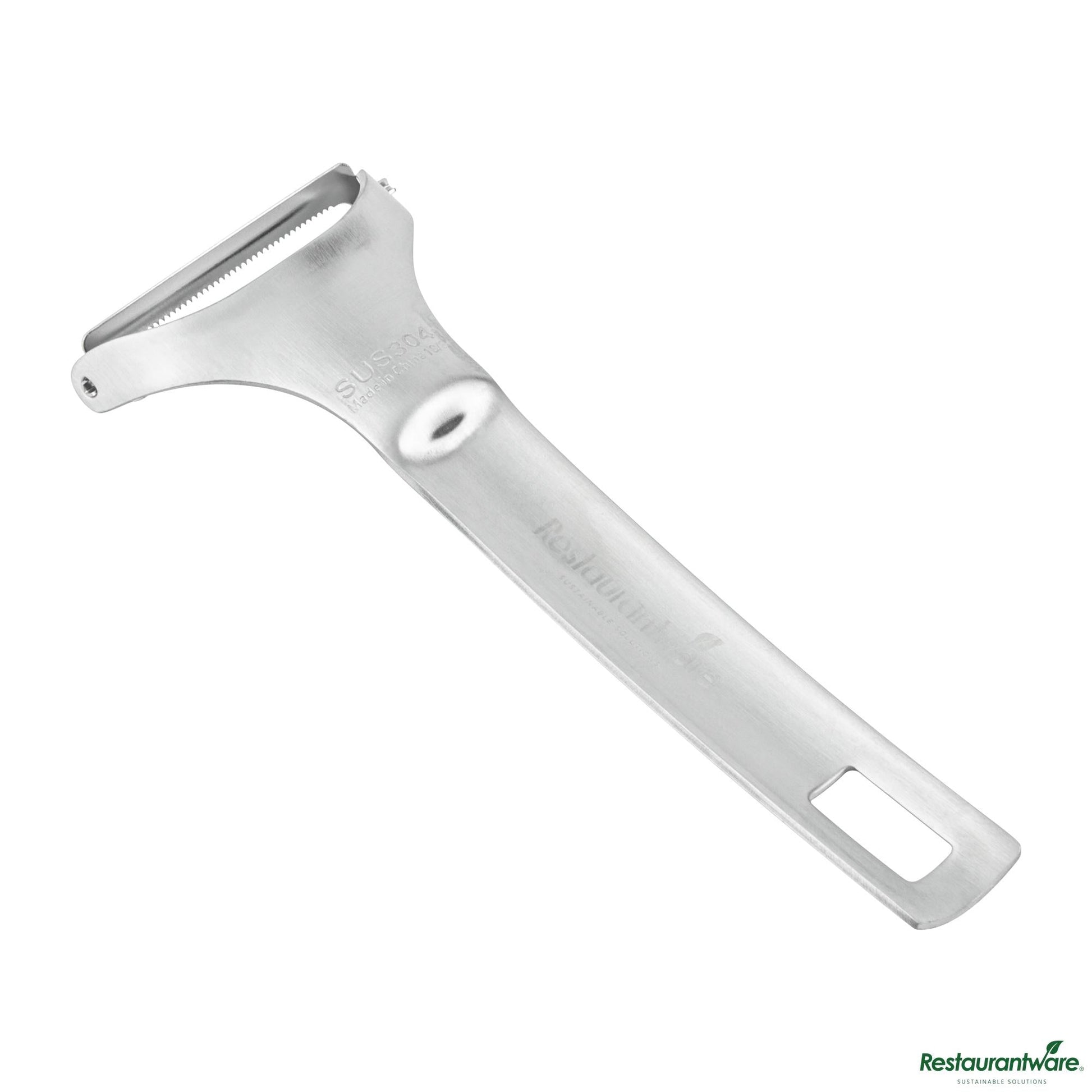 Wholesale Restaurantware Stainless Steel "Y" Vegetable Peeler - with Swivel Blade - 5.7"×2.2"×0.4"- Bulk