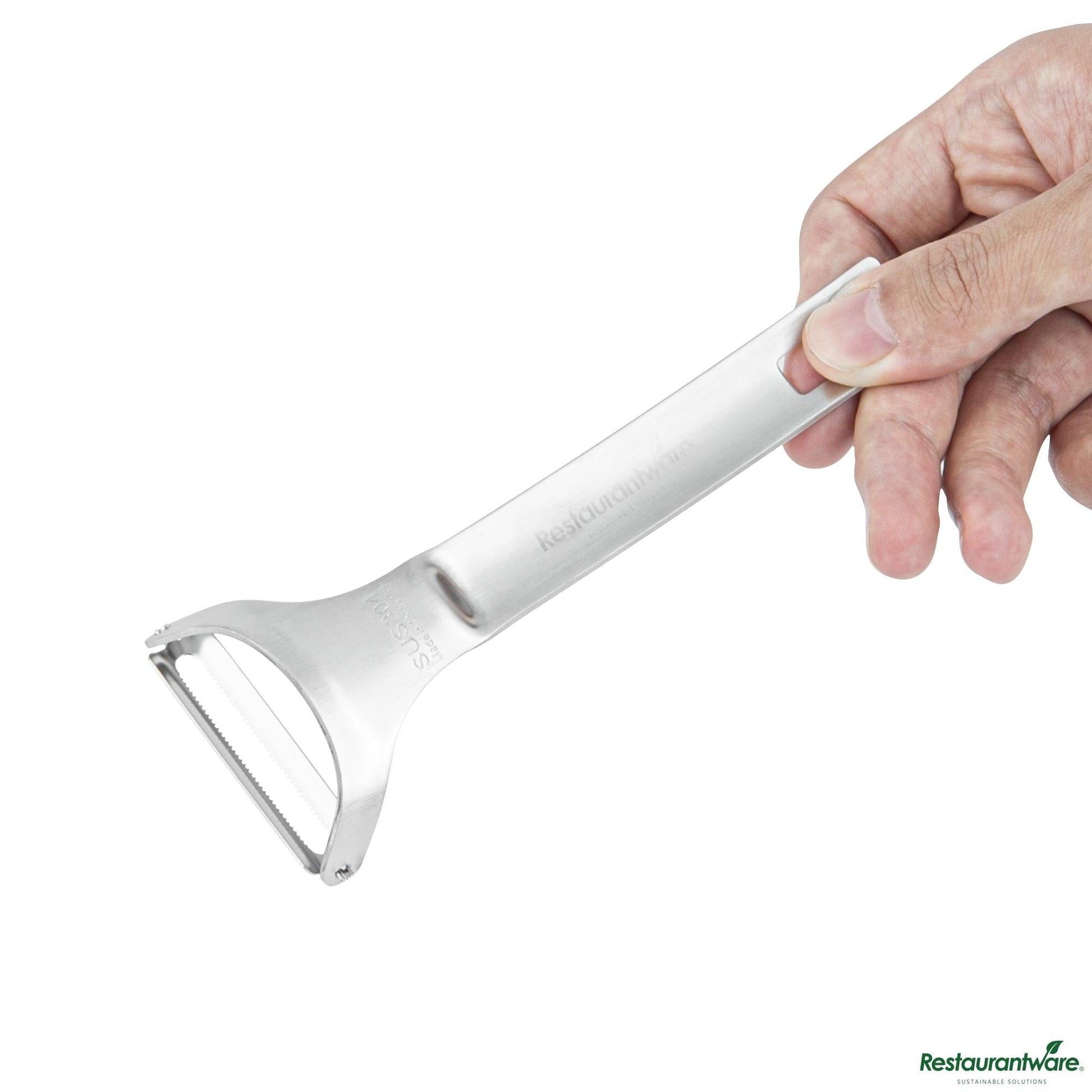 Wholesale Restaurantware Stainless Steel "Y" Vegetable Peeler - with Swivel Blade - 5.7"×2.2"×0.4"- Bulk