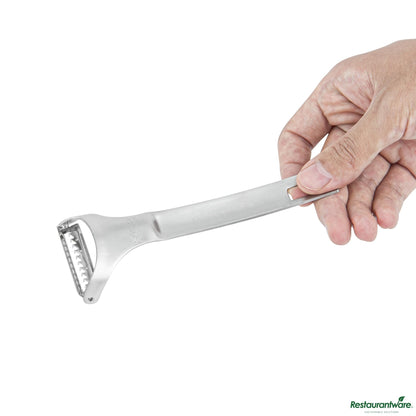 Wholesale Restaurantware Stainless Steel "Y" Vegetable Peeler - with Serrated Blade - 5.7"×2.2"×0.4"- Bulk