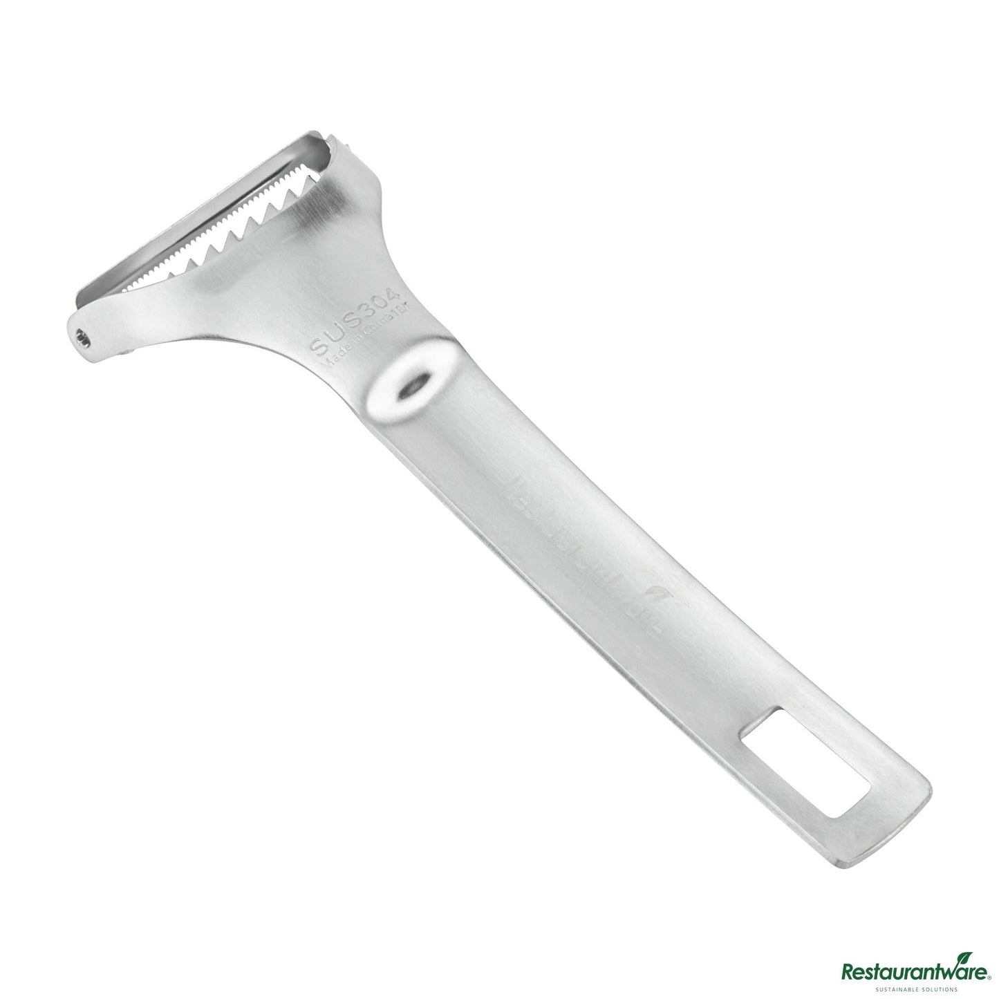 Wholesale Restaurantware Stainless Steel "Y" Vegetable Peeler - with Serrated Blade - 5.7"×2.2"×0.4"- Bulk