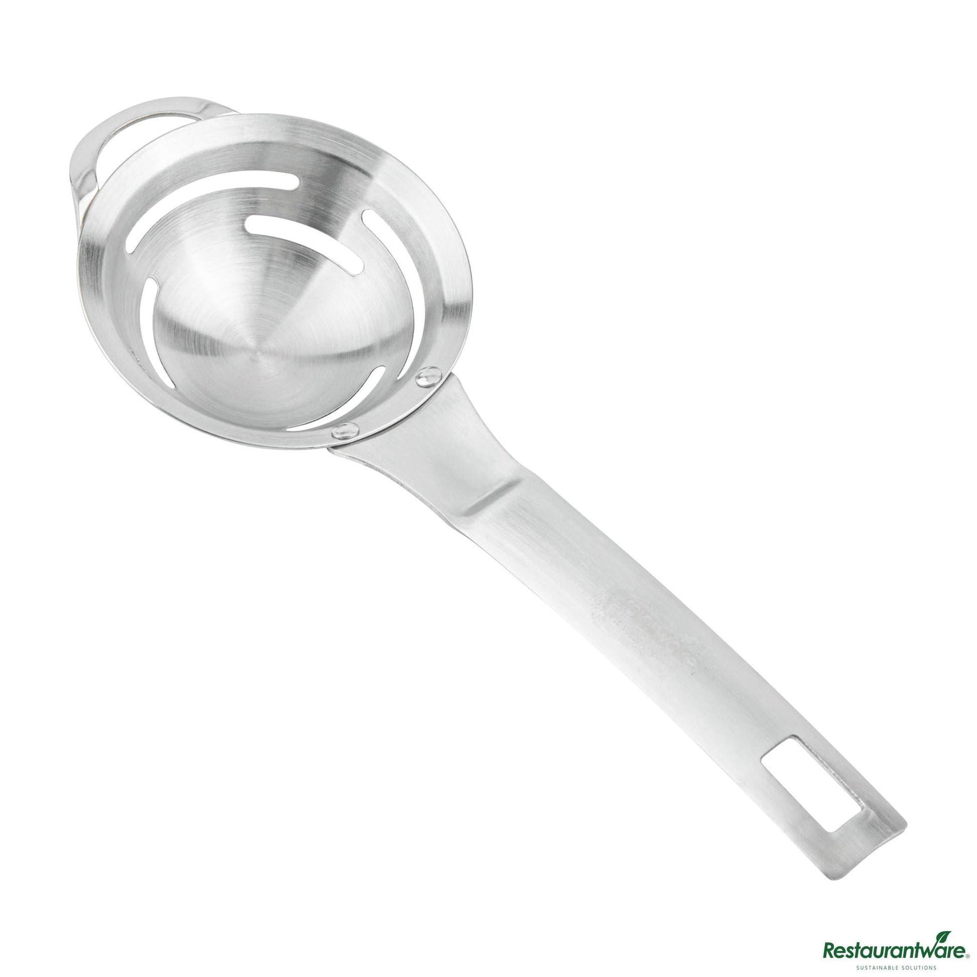 Wholesale Restaurantware Stainless Steel Egg Separator - 8.1"×3"×0.9"- Bulk