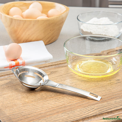 Wholesale Restaurantware Stainless Steel Egg Separator - 8.1"×3"×0.9"- Bulk