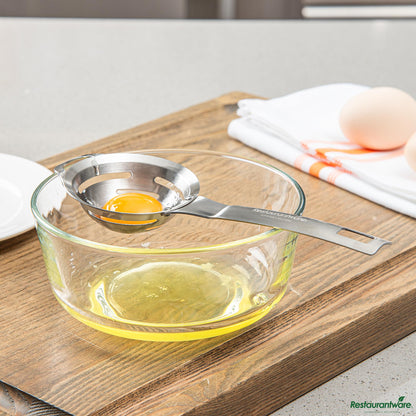 Wholesale Restaurantware Stainless Steel Egg Separator - 8.1"×3"×0.9"- Bulk