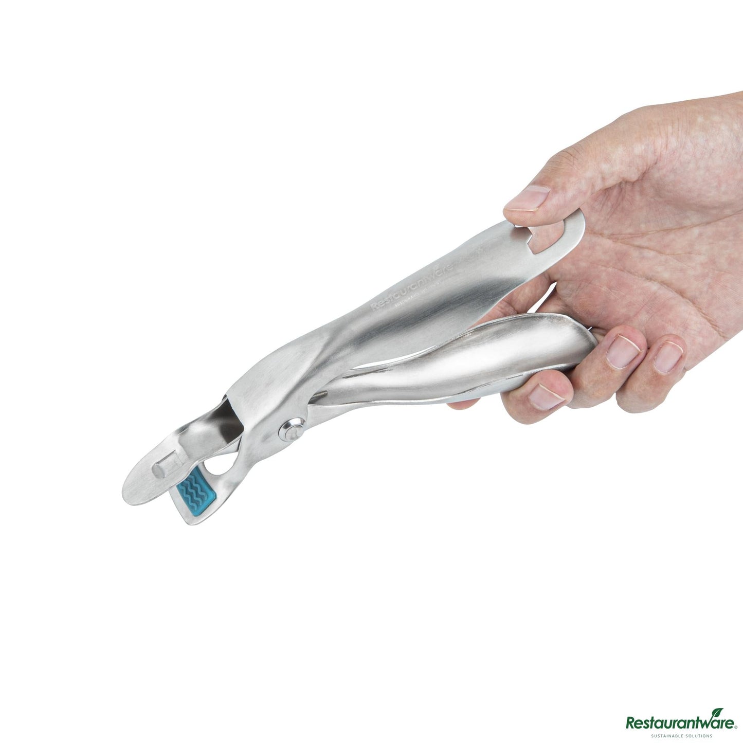 Wholesale Restaurantware Stainless Steel Anti-Scald Hot Plate Gripper - 7.5"×1.3"×3.3"- Bulk