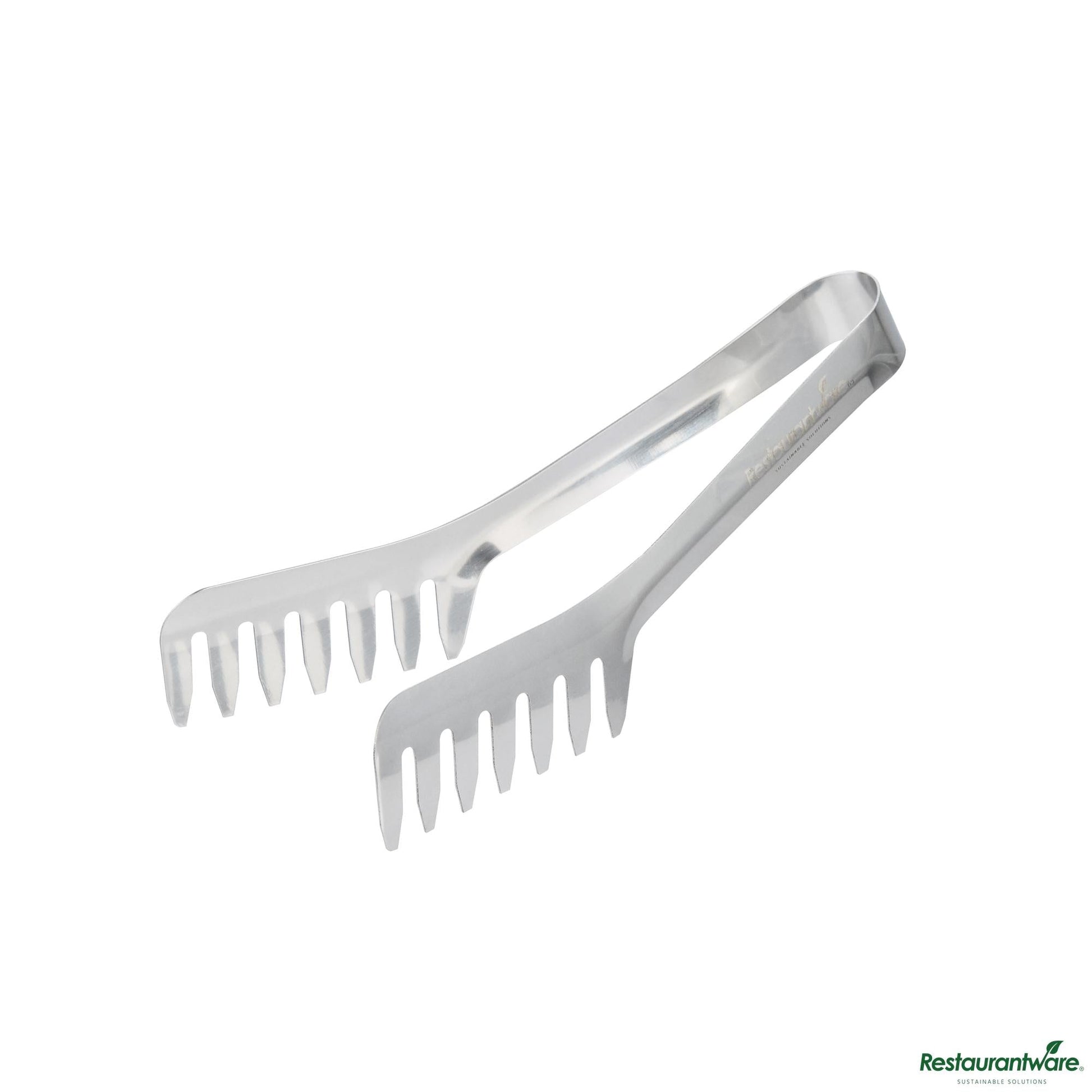 Wholesale Restaurantware Stainless Steel Heavy Weight Spaghetti Tongs - 7.7"×3"×2.4"- Bulk