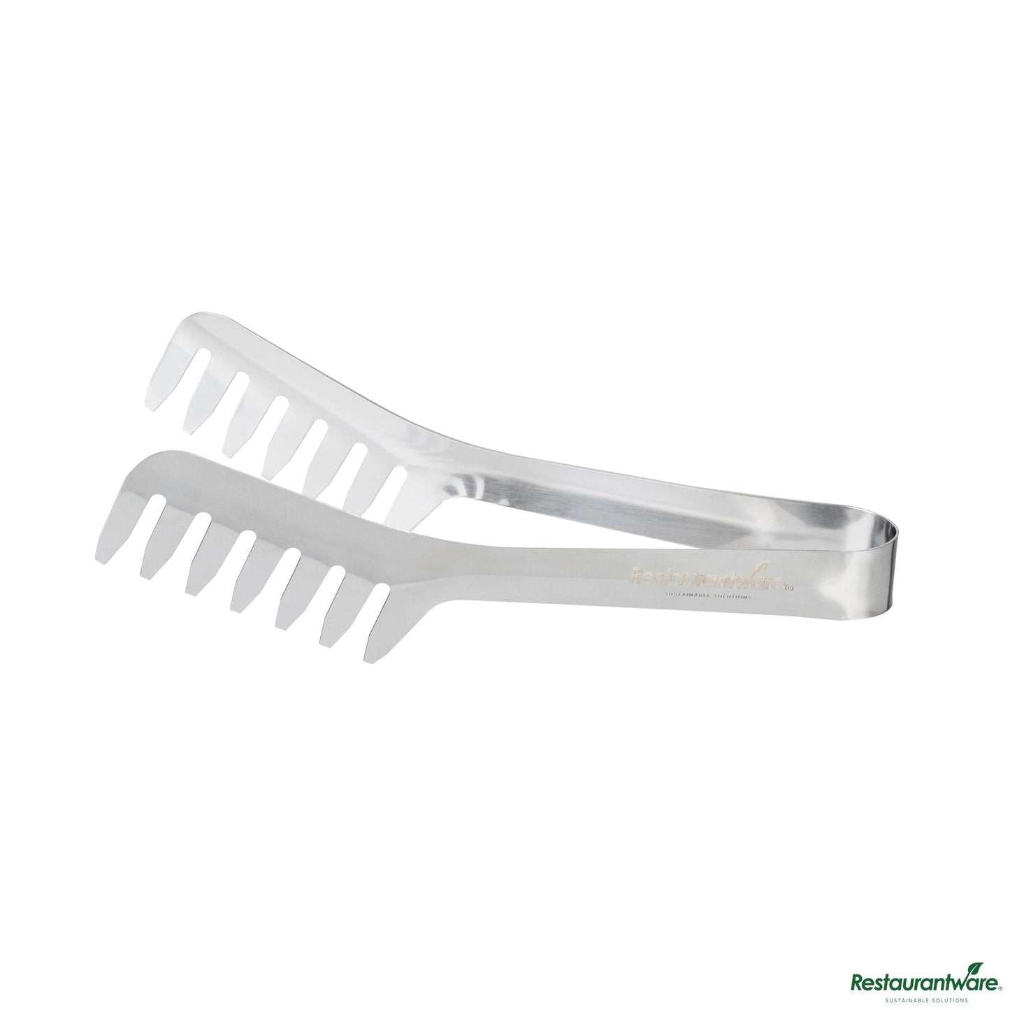 Wholesale Restaurantware Stainless Steel Heavy Weight Spaghetti Tongs - 7.7"×3"×2.4"- Bulk