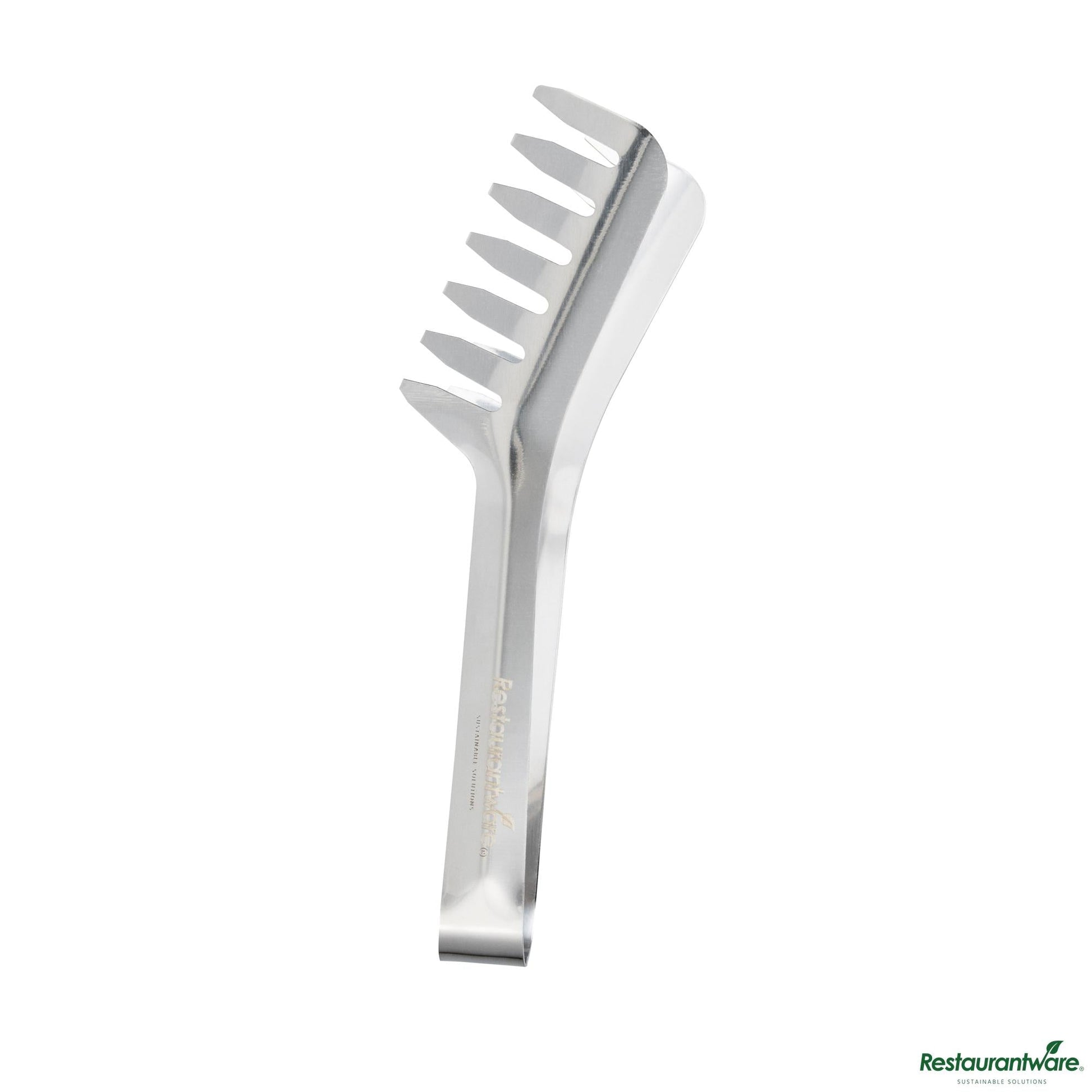 Wholesale Restaurantware Stainless Steel Heavy Weight Spaghetti Tongs - 7.7"×3"×2.4"- Bulk