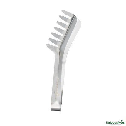 Wholesale Restaurantware Stainless Steel Heavy Weight Spaghetti Tongs - 7.7"×3"×2.4"- Bulk