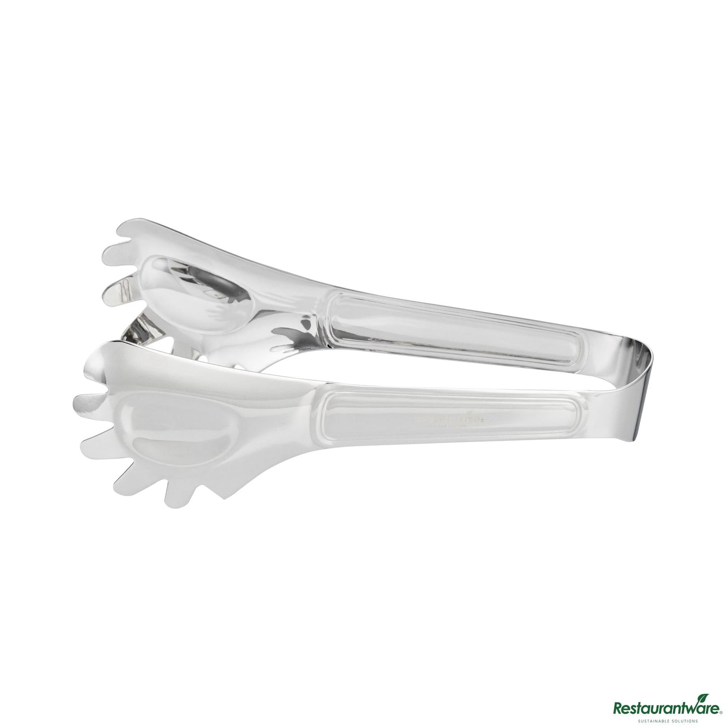 Wholesale Restaurantware Stainless Steel Pasta Tongs - 8.3"×3.8"×2.9"- Bulk