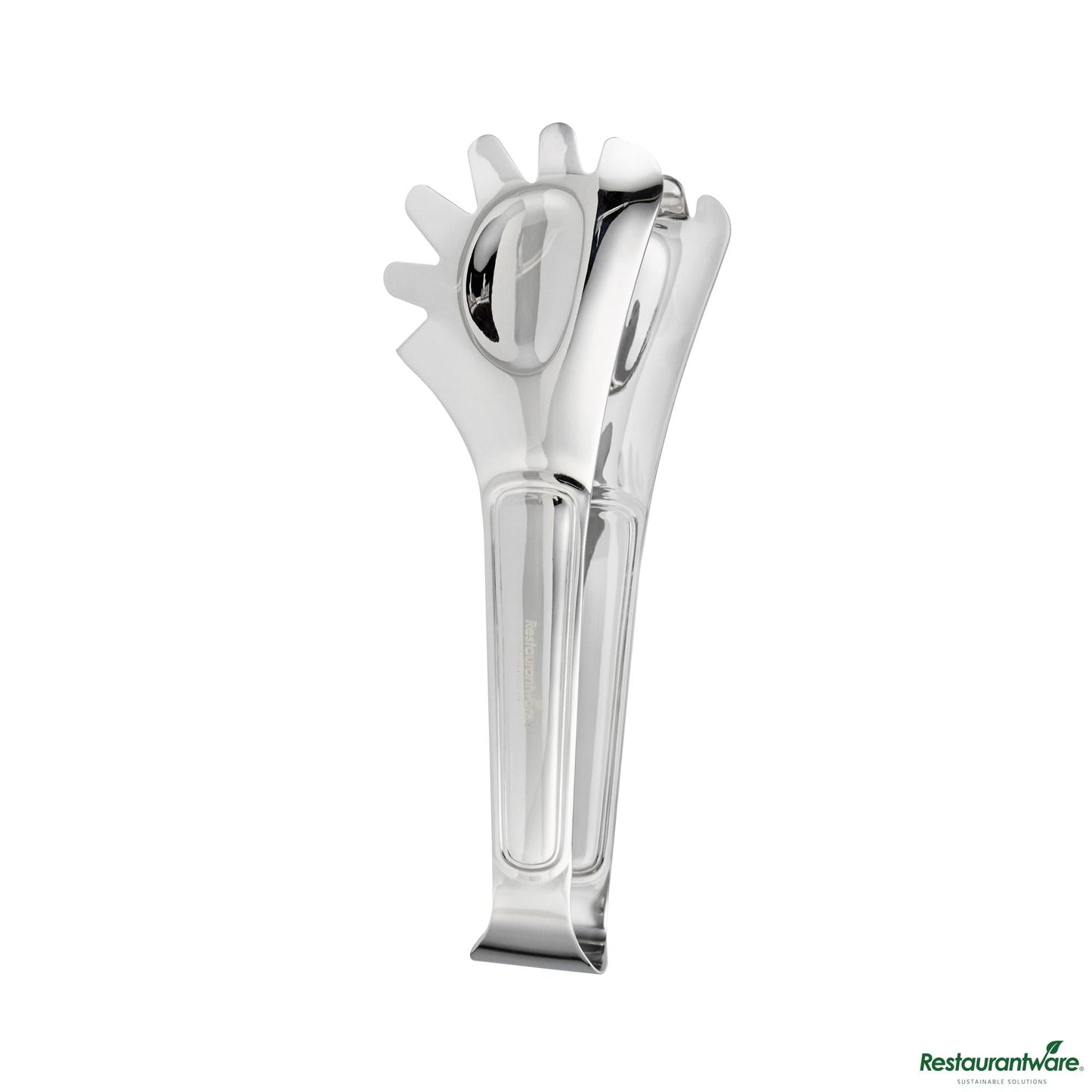 Wholesale Restaurantware Stainless Steel Pasta Tongs - 8.3"×3.8"×2.9"- Bulk