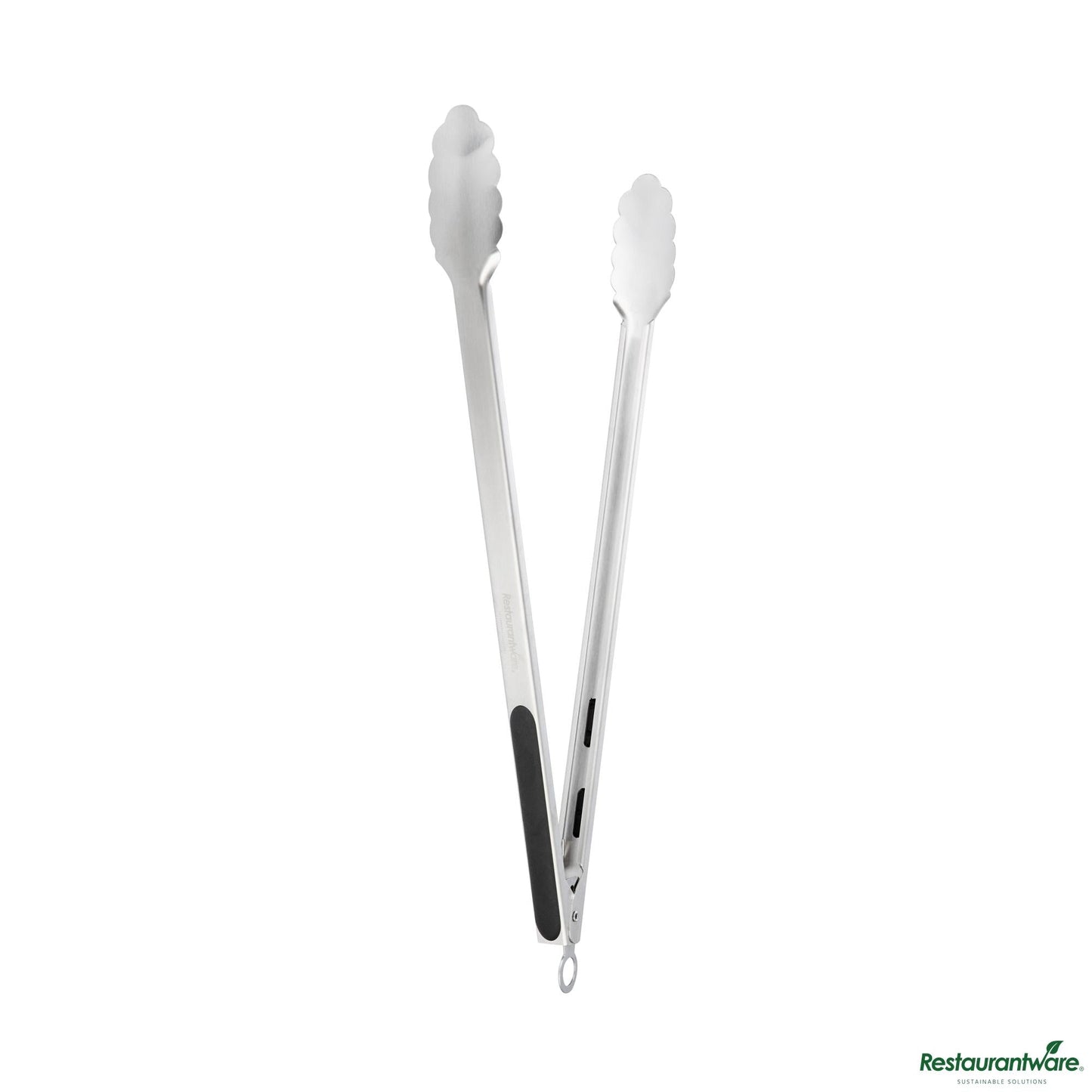 Wholesale Restaurantware Stainless Steel Grilling Tongs - 17.6"×1.4"×1.5"- Bulk