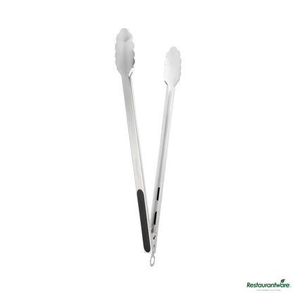 Wholesale Restaurantware Stainless Steel Grilling Tongs - 17.6"×1.4"×1.5"- Bulk