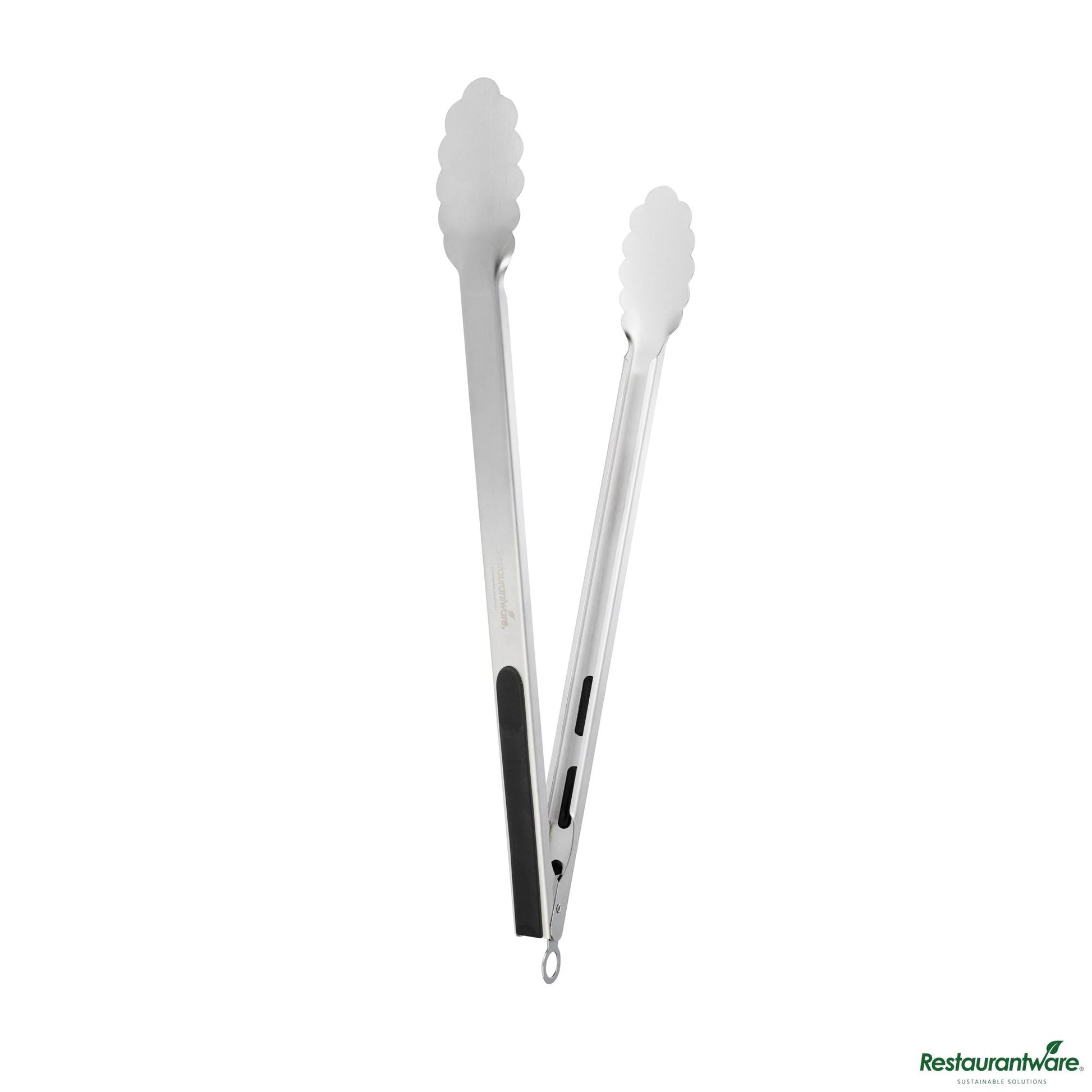 Wholesale Restaurantware Stainless Steel Grilling Tongs - 20.1"×2"×2"- Bulk