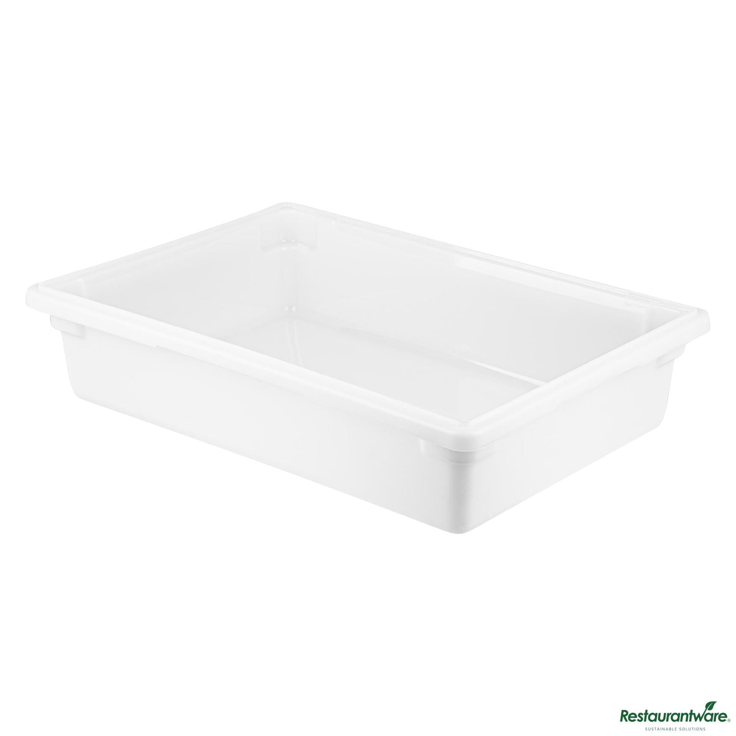 Wholesale Restaurantware Rectangle White Polyethylene Food Storage Box - with Labeling Windows - 26"×18"×6"- Bulk