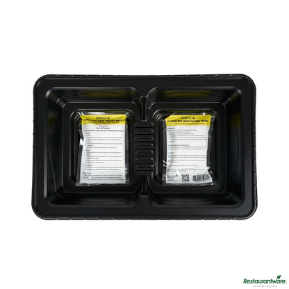 Wholesale Restaurantware Black Plastic Flameless Disposable Food Warming Refill Kit - 22.8"×15"×4.6"- Bulk
