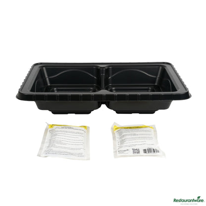 Wholesale Restaurantware Black Plastic Flameless Disposable Food Warming Refill Kit - 22.8"×15"×4.6"- Bulk