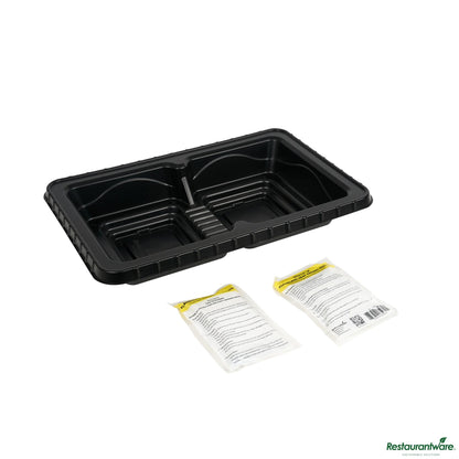 Wholesale Restaurantware Black Plastic Flameless Disposable Food Warming Refill Kit - 22.8"×15"×4.6"- Bulk