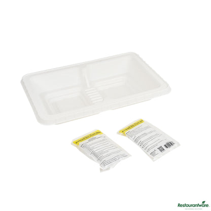 Wholesale Restaurantware White Plastic Flameless Disposable Food Warming Refill Kit - 22.8"×15"×4.6"- Bulk