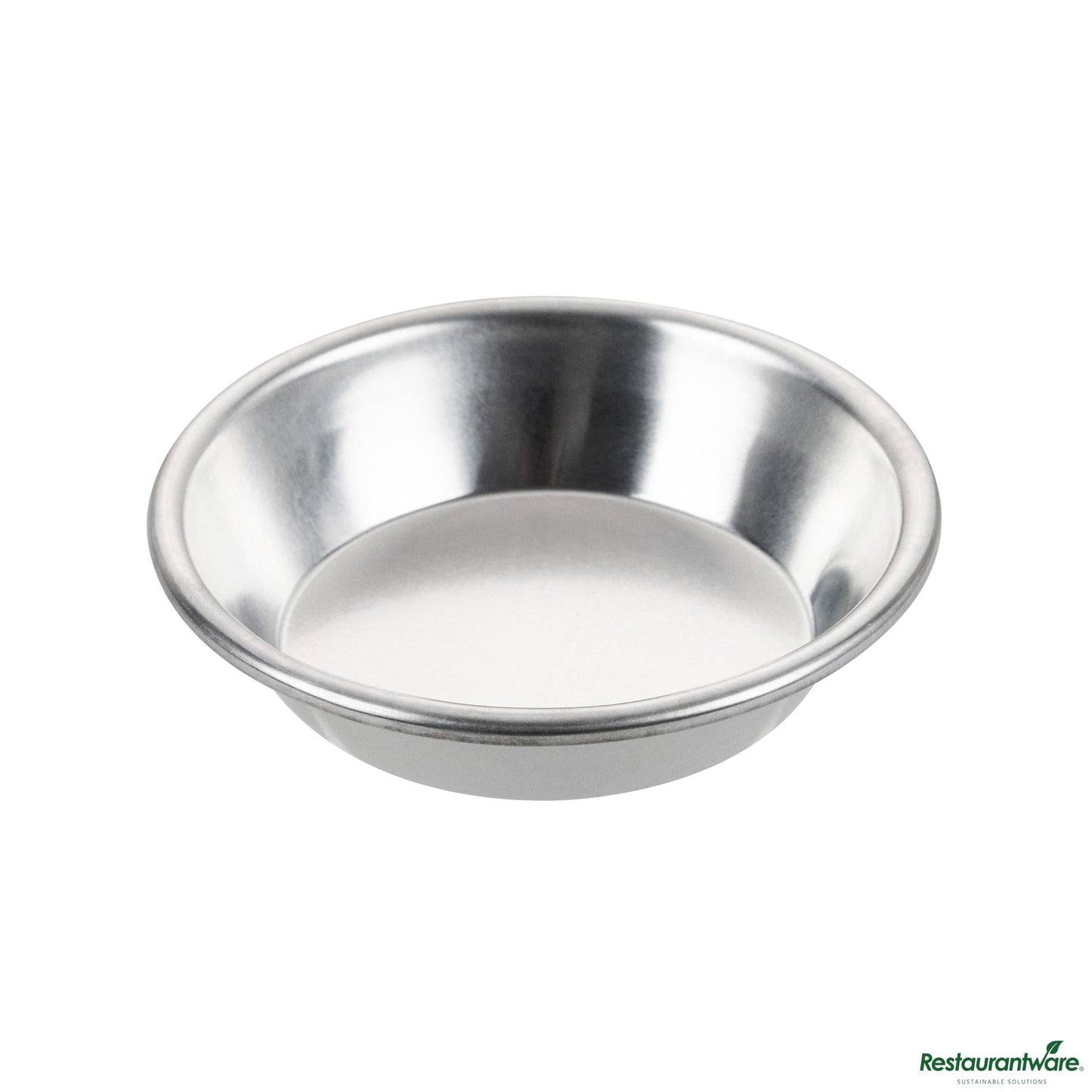 Wholesale Restaurantware 18 Gauge Mini Aluminum Pie Pan - 4.4"×4.4"×1"- Bulk