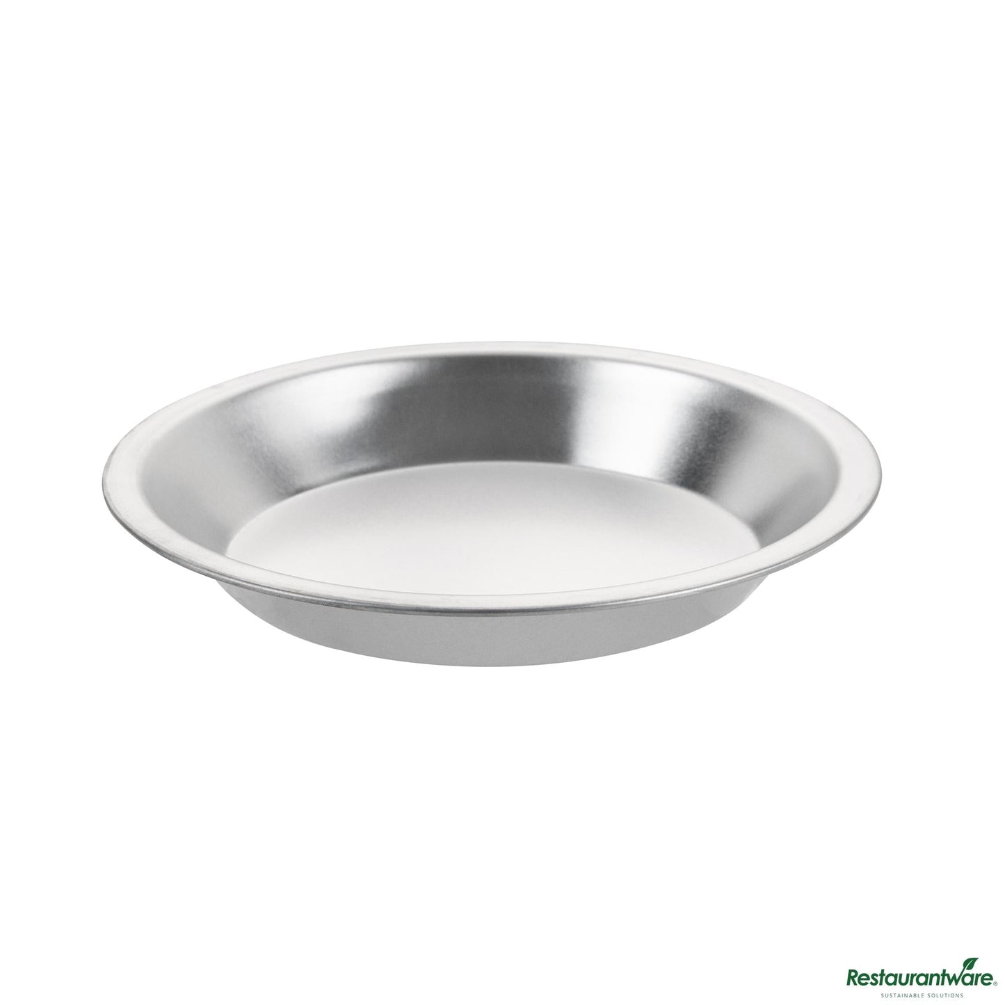 Wholesale Restaurantware 18 Gauge Aluminum Pie Pan - 8.9"×8.9"×1.3"- Bulk