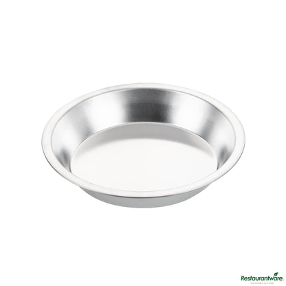 Wholesale Restaurantware 18 Gauge Aluminum Deep Dish Pie Pan - 9.9"×9.9"×1.8"- Bulk