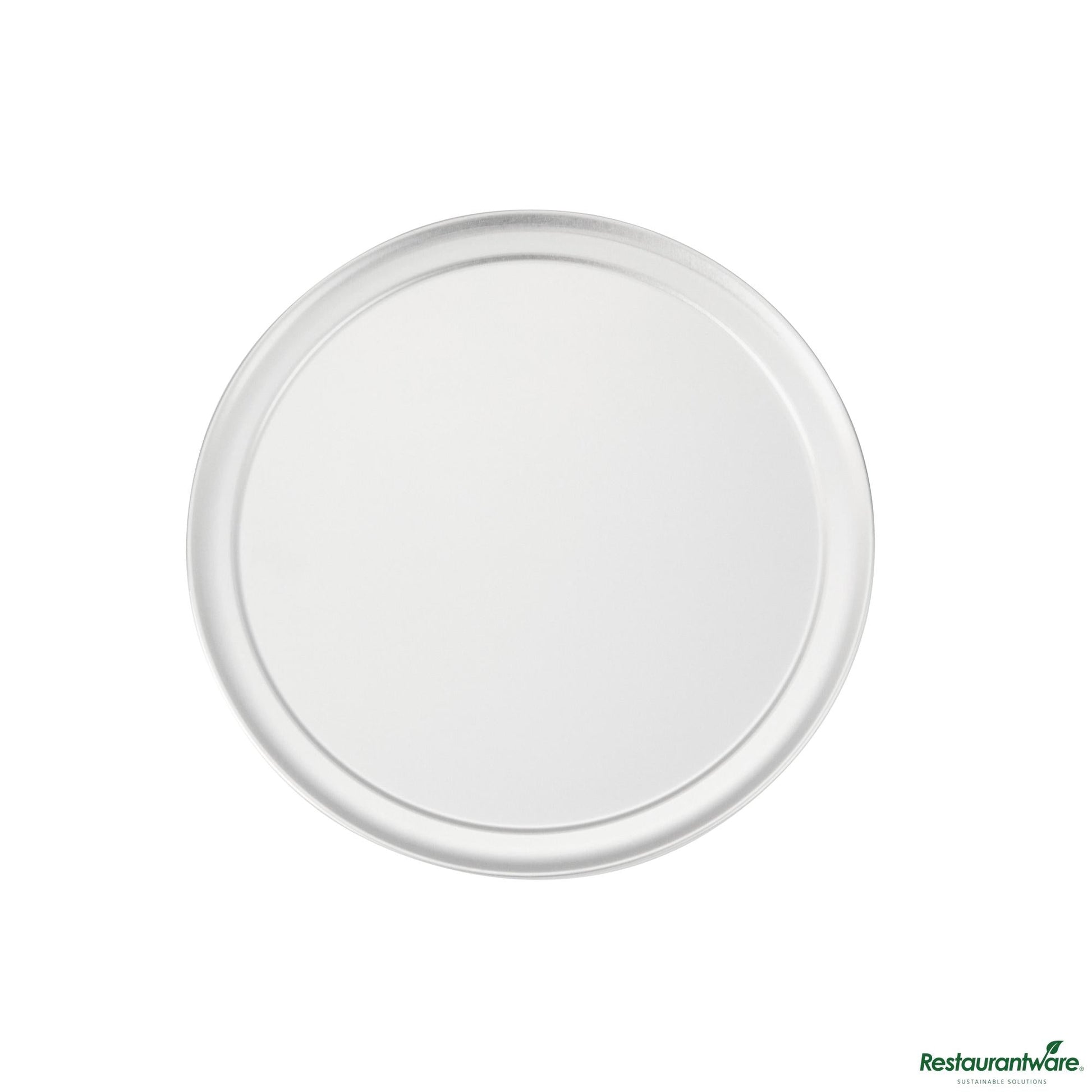 Wholesale Restaurantware Aluminum Wide Rim Pizza Pan - 13"×13"×0.4"- Bulk