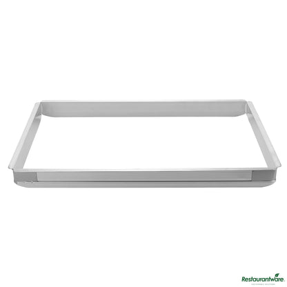 Wholesale Restaurantware Aluminum Full Size Sheet Pan Extender - 25.3"×17.5"×2"- Bulk