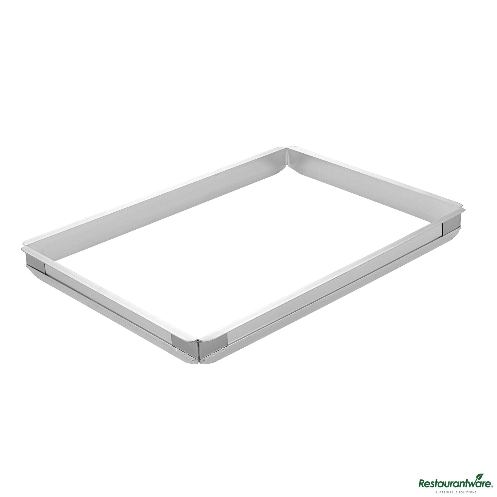Wholesale Restaurantware Aluminum Full Size Sheet Pan Extender - 25.3"×17.5"×2"- Bulk